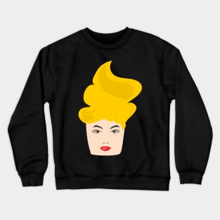 Blonde cake, cupcake woman Crewneck Sweatshirt